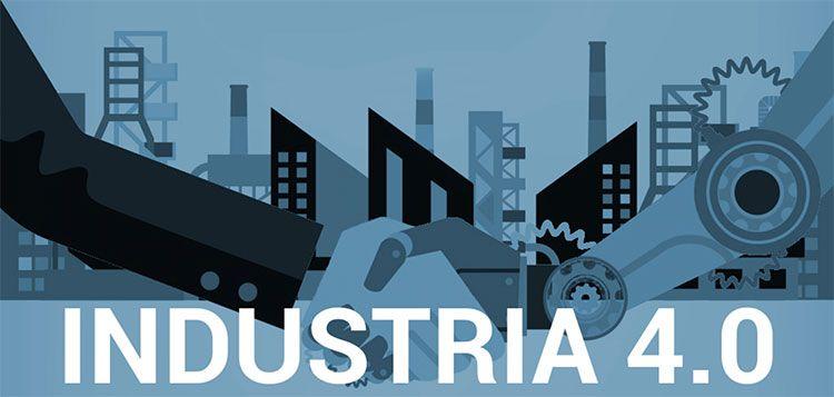 Immagine stilizzata elementi industria 4.0